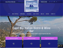 Tablet Screenshot of capri-blu.com